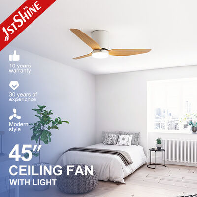 Giá tốt. 45 Inch nhựa Blade Fan Flush Mount 3 Blades Dimmable đèn LED Trực tuyến
